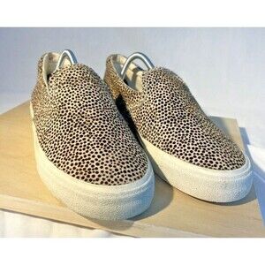 Madewell Sidewalk Slip-on Sneakers Spotted Calf Hair Style # AH765 Sz.‎ 11